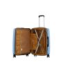 Lot de 3 valises rigides 395 Extensibles 55, 66 et 76 cm Bleu