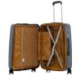Lot de 3 valises rigides 395 Extensibles 55, 66 et 76 cm Gris foncé