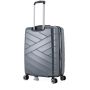 Lot de 3 valises rigides 395 Extensibles 55, 66 et 76 cm Gris foncé