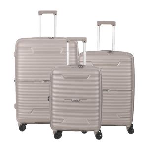 Lot de 3 valises extensibles Haree 55, 67 et 76.5 cm Champagne Lot de 3 valises extensibles Haree 55, 67 et 76.5 cm Champagne