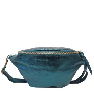 Sac banane 37,5 cm Bleu Pétrole
