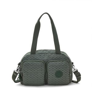 Sac épaule Cool Defea 33 cm Sign Green Embosse