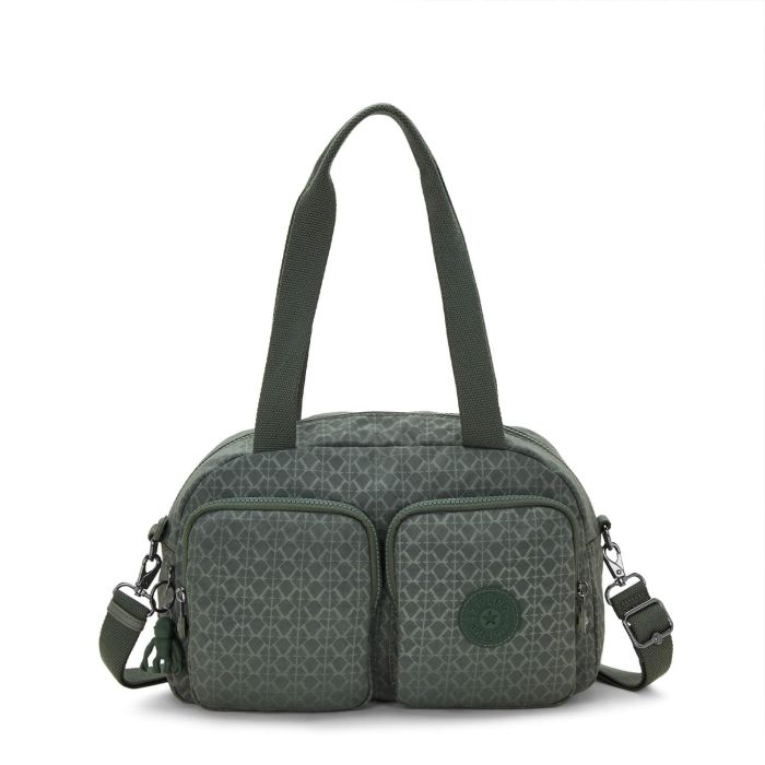 Sac épaule Cool Defea 33 cm Sign Green Embosse
