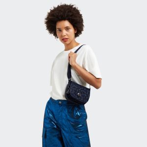 Sac à main Loreen Mini 18 cm Endless Navy Jacquard