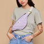 Sac banane matelassé Olivia 32 cm Lilas