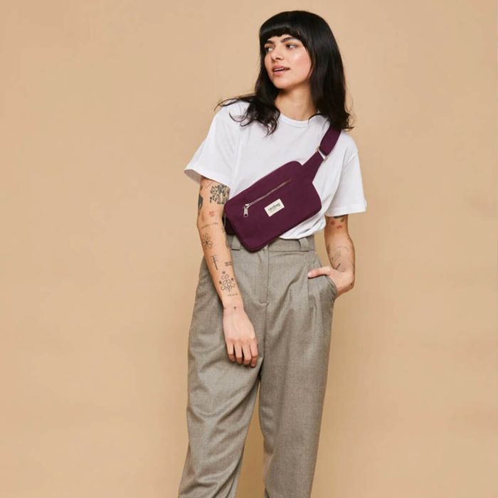 Sac banane Harry 24 cm Prune
