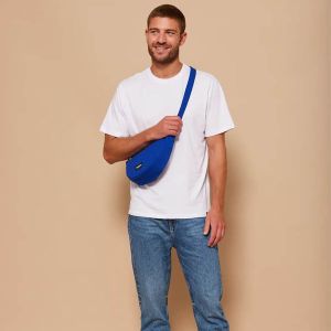Sac banane Andréa 32 cm Bleu Electrique