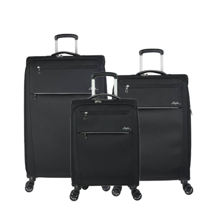 Lot de 3 valises souples Svelta 3.0 55, 69 et 79 cm Noir
