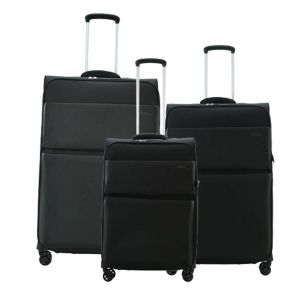 Lot de 3 valises souples Arizona 2.0 55, 69 et 79 cm Black Lot de 3 valises souples Arizona 2.0 55, 69 et 79 cm Black