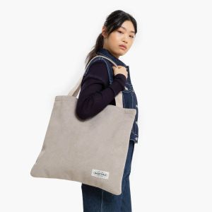 Sac shopping Charlie 46cm Cords Angled Beige Sac shopping Charlie 46cm Cords Angled Beige