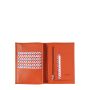 Grand Portefeuille Albert en cuir grainé Corail Bohème