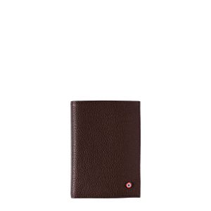 Grand Portefeuille Albert en cuir grainé Terre Brunie