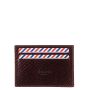 Porte-cartes Georges en cuir Marin-Nubuck Vigne Rouge