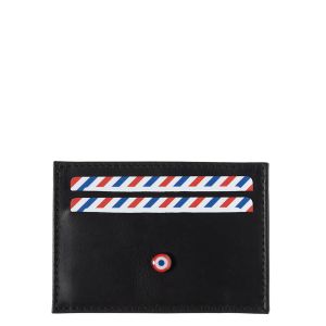 Porte-cartes Georges en cuir végétal Noir c'est Noir