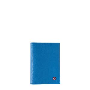 Porte-passeport Louis en cuir grainé Ciel Bleu Porte-passeport Louis en cuir grainé Ciel Bleu