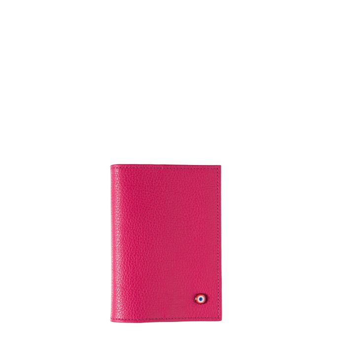 Porte-passeport Louis en cuir grainé Vie en Rose