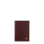 Petit portefeuille Victor en cuir lisse Vigne rouge
