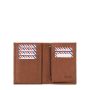 Petit Portefeuille Victor en cuir Nubuck Terre Brunie