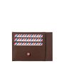 Porte-cartes Paul en cuir grainé Terre brunie