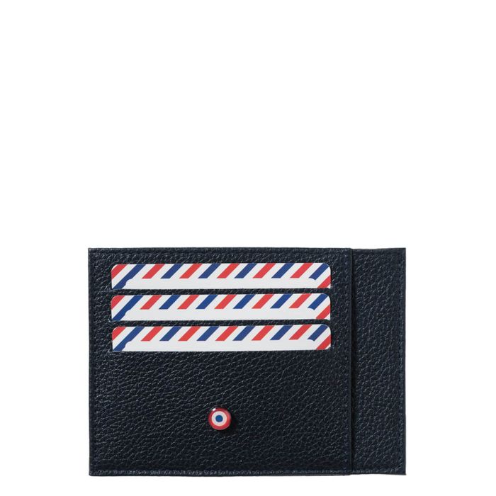 Porte-cartes Paul en cuir grainéLune bleue