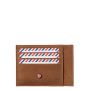 Porte-cartes Paul en cuir Vintage Terre Brunie