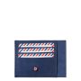 Porte-cartes Paul en cuir Nubuck Mer indigo
