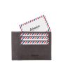 Porte-cartes Paul en cuir Nubuck Nuage gris