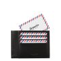 Porte-cartes Paul en cuir lisse Noir c'est noir