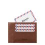 Porte-cartes Paul en cuir Nubuck Terre Brunie