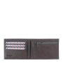 Portefeuille Italien Arthur 2.0 en cuir Nubuck Nuage Gris