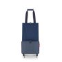 Chariot de courses Foldable trolley 66 cm Herringbone Dark Blue