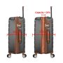Valise rigide extensible 33803 77 cm Dark Grey
