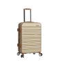 Lot de 3 valises rigides 33803 Extensibles 55, 67 et 77 cm Champagne