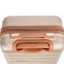 Lot de 3 valises rigides 33803 Extensibles 55, 67 et 77 cm Champagne