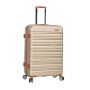 Lot de 3 valises rigides 33803 Extensibles 55, 67 et 77 cm Champagne
