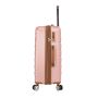 Lot de 3 valises rigides 33803 Extensibles 55, 67 et 77 cm Rose Gold