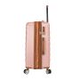 Lot de 3 valises rigides 33803 Extensibles 55, 67 et 77 cm Rose Gold