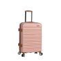 Lot de 3 valises rigides 33803 Extensibles 55, 67 et 77 cm Rose Gold