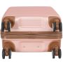 Lot de 3 valises rigides 33803 Extensibles 55, 67 et 77 cm Rose Gold
