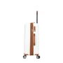Lot de 3 valises rigides 33803 Extensibles 55, 67 et 77 cm Milky