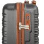 Lot de 3 valises rigides 33803 Extensibles 55, 67 et 77 cm Dark Grey