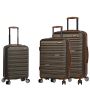 Lot de 3 valises rigides 33803 Extensibles 55, 67 et 77 cm Coffee