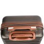 Lot de 3 valises rigides 33803 Extensibles 55, 67 et 77 cm Coffee
