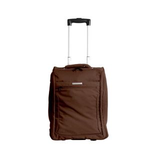 Valise cabine souple pliante 2 roues B62702 51 cm Café Valise cabine souple B62702 51 cm Café