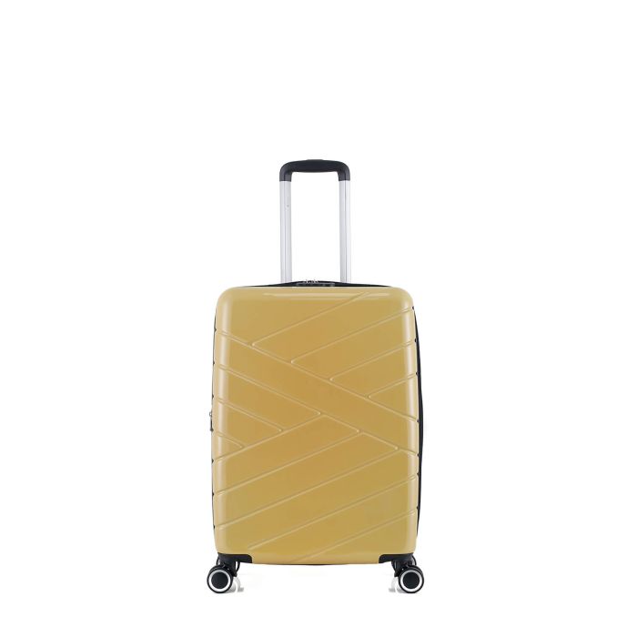 Valise cabine rigide 393 Extensible 55 cm Moutarde