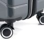 Valise cabine rigide 393 Extensible 55 cm Gris Foncé