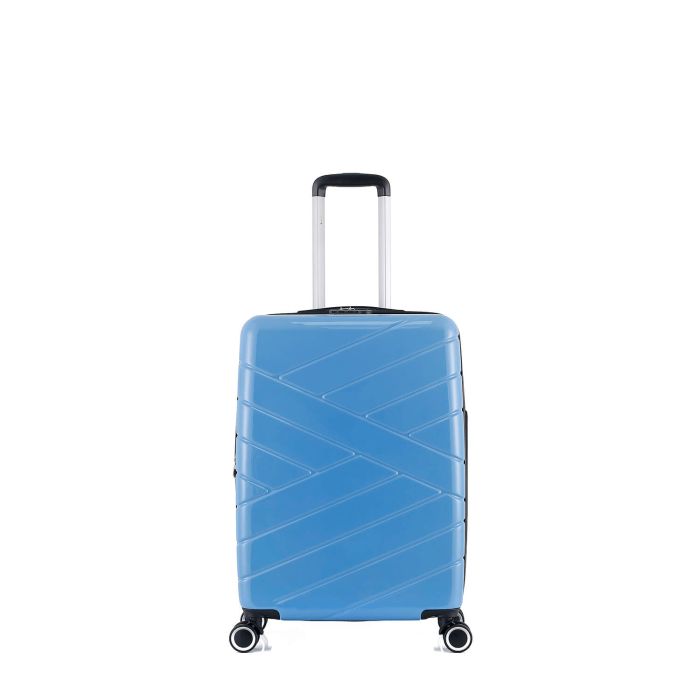 Valise cabine rigide 393 Extensible 55 cm Bleu