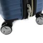 Lot de 2 valises cabine et underseater + vanity rigides 323 55, 45 et 35 cm Bleu