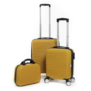 Lot de 2 valises cabine et underseater + vanity rigides 323 55, 45 et 35 cm Mangue