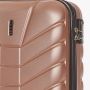 Valise cabine rigide 1517 Extensible 55 cm Rose gold